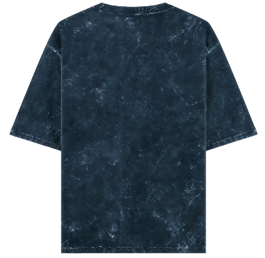 Acid Washed Navy Blue Oversized T-Shirt